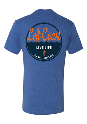 LEFT COAST - LIVE LIFE T-SHIRT Left Coast Lifestyle