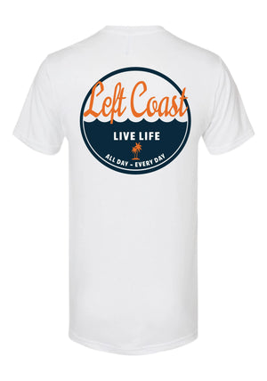 LEFT COAST - LIVE LIFE T-SHIRT Left Coast Lifestyle