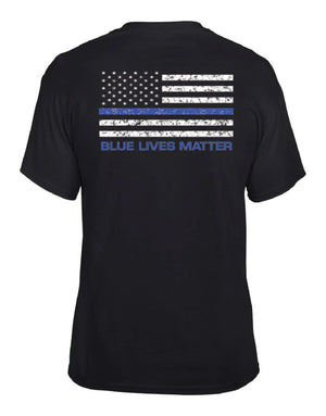 Blue Lives Matter Tee Left Coast Lifestyle