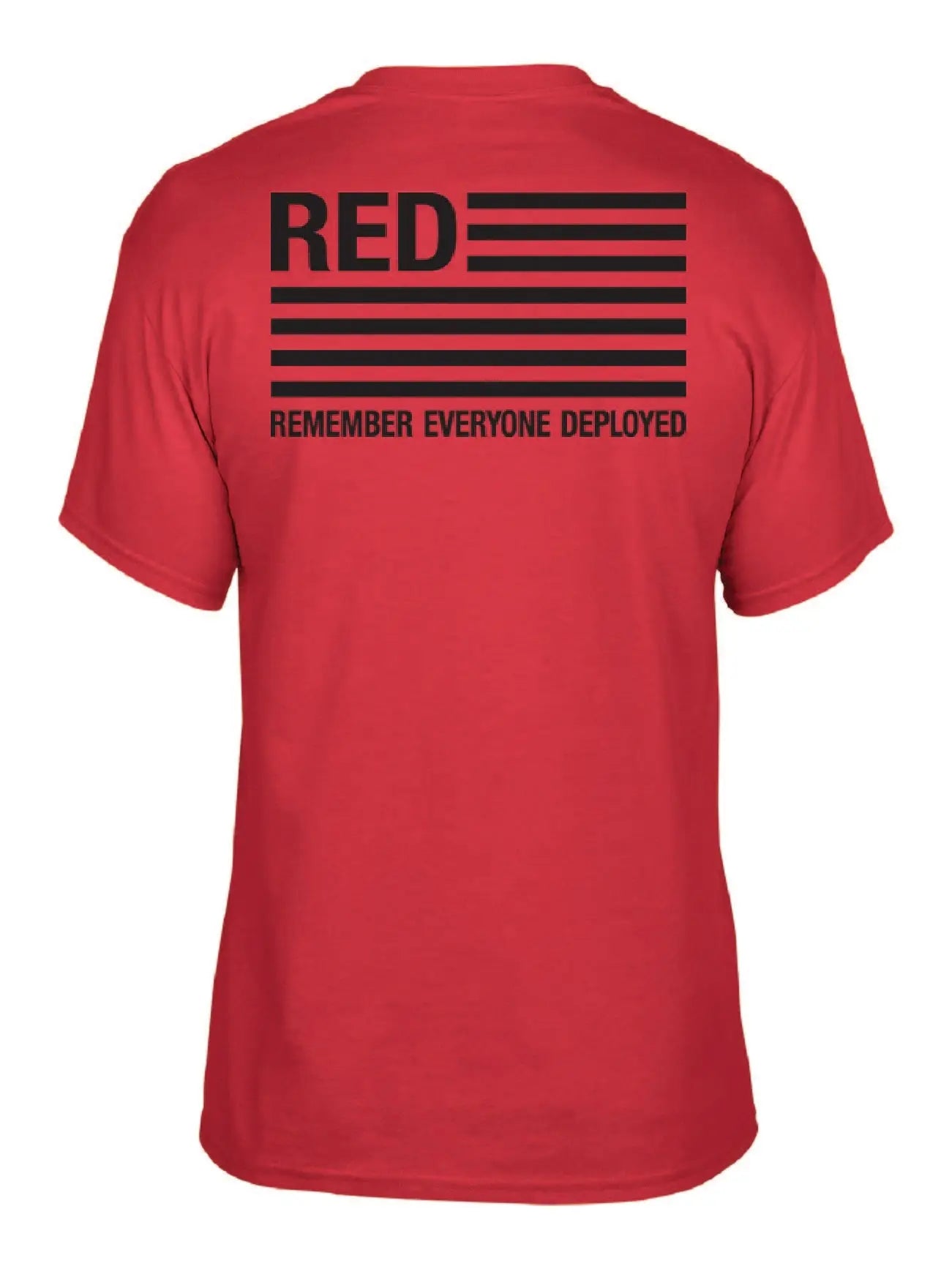 RED - Remember Everyone Deployed Tee Left Coast Lifestyle